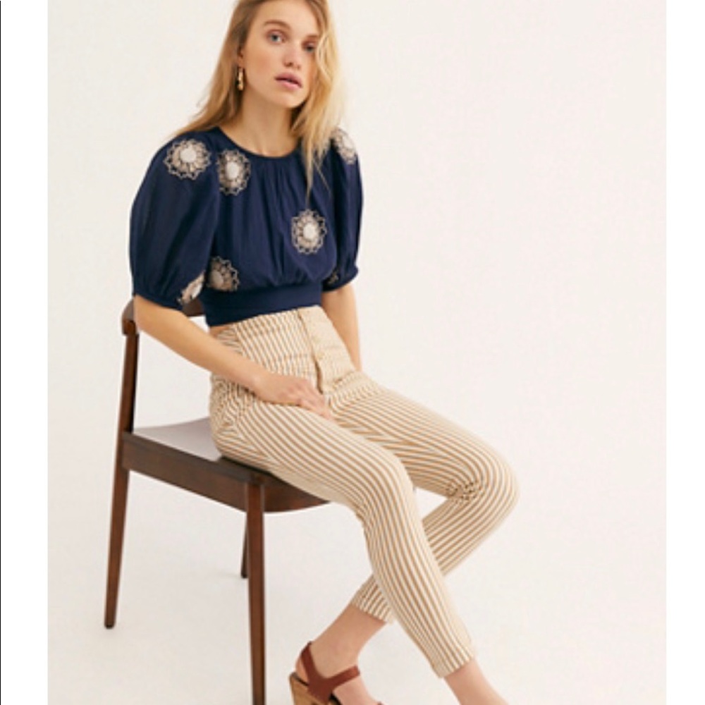 Free People Frankie High Waist Skinny Pants